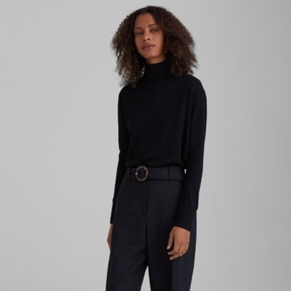 Club Monaco Sweaters - Club Monaco 100% Wool Turtleneck Sweater, Black - Size XS